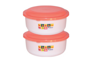 CONJ. POTE REDONDO 2G 1440ML DECORADO REF-1102