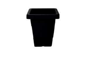 VASO ELEGANCE QUADRADO 4,5L PRETO REF-6863