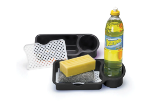 PORTA DETERGENTE C/ TELINHA PRETO REF-116/P