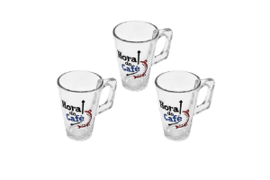 JG DE CANECA P/CAFE DECORADA NEW COFFEE 250ML C/ 3PÇS REF-13308