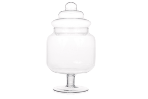 BOMBONIERE POTE TRANSPARENTE REF-222