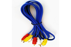 CABO 3 RCA PARA 3 RCA ÁUDIO E VÍDEO 1,5 M DVD PLAYER TVS