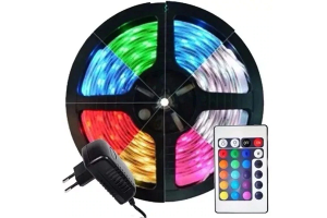 FITA LED 5M/ROLL 50000 HOURS C/ CONTROLE REMOTO REF-5050-24