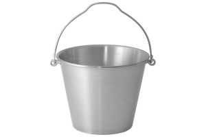 BALDE DE ALUMINIO COM ARO PARA GELO