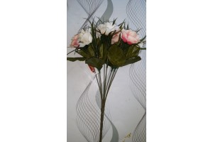 B. ROSA X9 BRANCO OUTONO ROSA 31CM REF-36135024