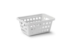 CESTA NR 1 CROMO COLOR BRANCO REF-355-4