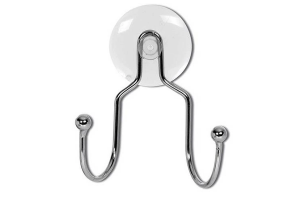 CABIDE MAXX 2 GANCHOS C/VENTOSA REF-061 NIQUELART