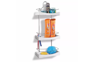 PORTA SHAMPOO BRANCO REF-350-4 NIQUELART