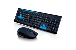 TECLADO E MOUSE SEM FIO 2,4GHZ REF-KT-2029