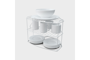 ORGANIZADOR PARTILEIRA PARA PRATOS PREMIUM WHITE REF-1436WH