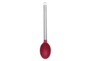 COLHER DE SILICONE C/CABO INOX 32 CM REF-12410