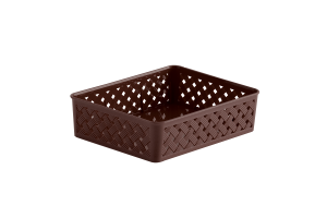 CESTO ORGANIZADOR RATTAN 24X19X6,5 REF-823