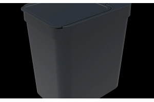 LIXEIRA 5L PRETA SOPRANDO REF-09000013603