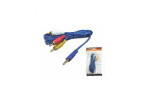 CABO P2X3RCA REFORÇADO AZUL REF-BFH1511