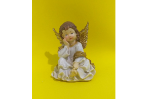 ANJO NATALINO EM CERAMICA 8X10CM REF-11762