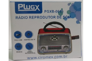 RADIO REPRODUTOR DE SOM REF-PGXB-061