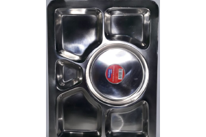BANDEJA INOX 6 DIVISOES 40CM REF-IN9116755