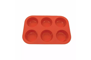 FORMA DE SILICONE PARA 6 CUPCAKES REF-13278