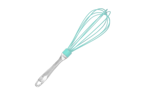 BATEDOR DE OVOS SILICONE CABO ACRILICO 30CM REF-0155