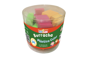 BORRACHA PLASTICA COLOR A UNIDADE  RF4680 LEONORA