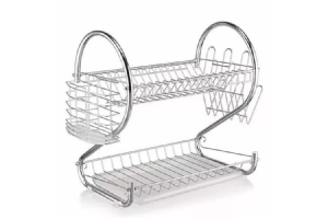 ESCOREDOR DE LOUCAS DUPLO COM PORTA TALHERE COPOS REF-CA09519