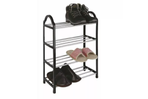 SAPATEIRA DE 4 ANDARES EM PALSTICO PVC E FERRO REF-CA08118