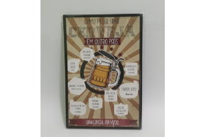 PLACA DECORATIVA MDF 20X30CM REF-CK2300