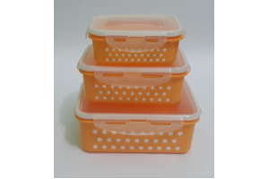 JOGO DE POTE EM PLASTICO DE TRAVA COM/3PCS REF-FUY18