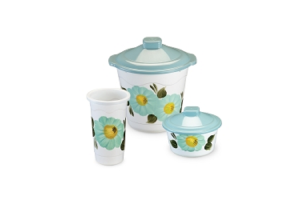 SUPER KIT P/LIMPEZA 3 PCS DECORADO A MAO REF-9040