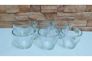 JG DE XICARAS DE VIDRO MORROCCO 230ML C/6 PCS REF-13378