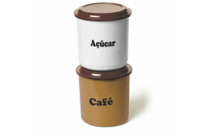 CONJ.POTE MANTIMENTO 2PCS CAFE ACUCAR REF-412