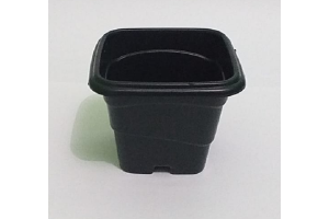 VASO 400ML QUADRADO PRETO REF-249