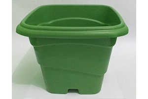 VASO 10 LTS QUADRADO VERDE REF-259