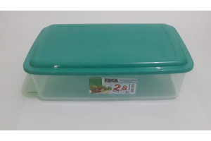 POTE RETANGULAR 2,8 LITROS TRANSPARENTE REF-191