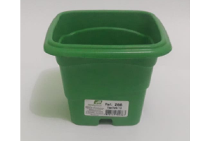 VASO 1 LT QUADRADO VERDE REF-266