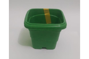 VASO 1 LTS QUADRADO C/2 VERDE REF-268