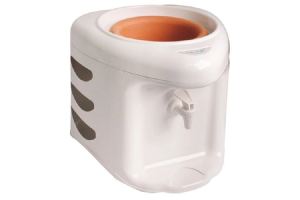 SUPORTE GALÃO C/ CUBA DE BARRO BRANCO BIKA D´AGUA