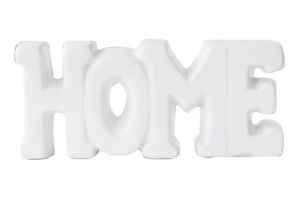 LETREIRO HOME CERAMICA 7,5X3,2X17,7CM REF-CK5061