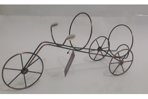 SUPORTE VINHO BIKE ROSE GOLD REF-HC0511505