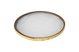 PENEIRA DE FUBA 25CM MADEIRA