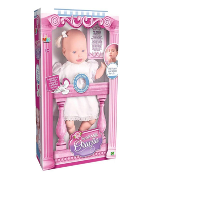 BONECA BEBE MLK ORAÇAO REF-0344