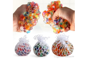 BOLA COM GEL ANTI STRESS 6CM REF-FFBZZ01507