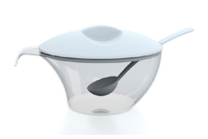 ACUCAREIRO OVAL HOME TAMPA BRANCA REF-20112