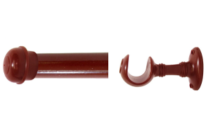 KIT VARAO CORTINA ACO 2,5M MOGNO 19MM REF-246