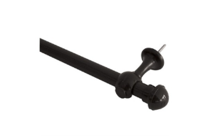 KIT VARAO CORTINA ACO ALPHA 1M IMBUIA 19MM REF-229