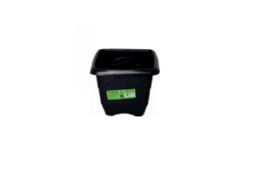 VASO QUAD. PEQ. PRETO 1L REF-6723