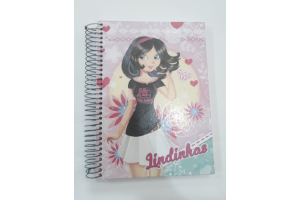 CADERNO 12 MATERIAS 240 FLS LINDINHAS COD.181