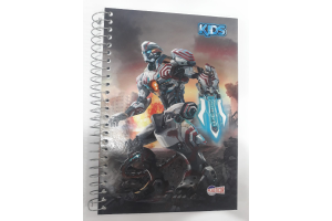 CADERNO 1/4 96 FLS CAPA DURA KIDS REF-2275-