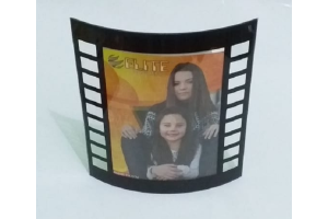 PORTA RETRATO DE VIDRO CURVO VERTICAL15X20  REF-ELP8345