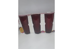 JG DE COPOS L.DRINK CASABRANCA PINTADA 325ML C/3 UNID 12CM REF-13628